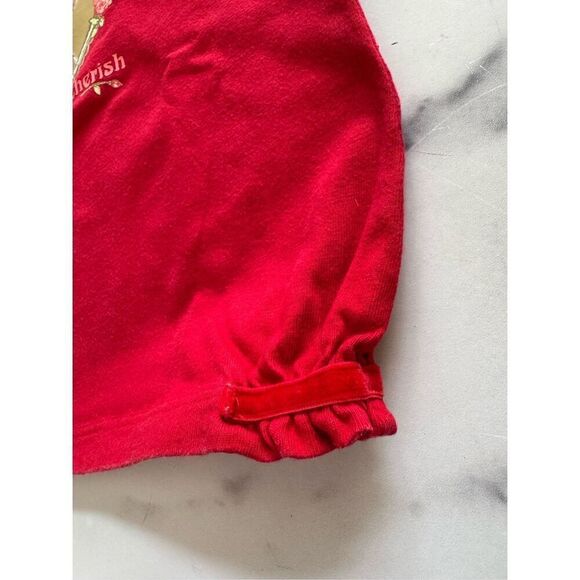 TKS the Kid Source 18 month baby girl y2k cute teddy bear red shirt Cherish long - Picture 4 of 5